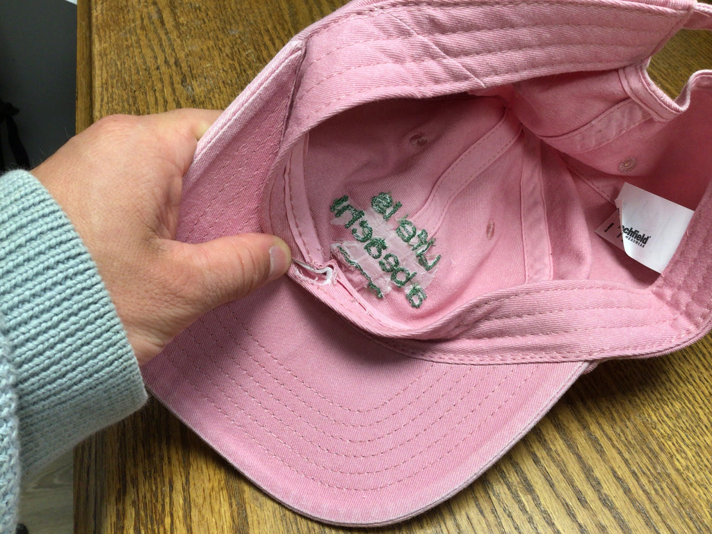 Upcycling Cap rosa