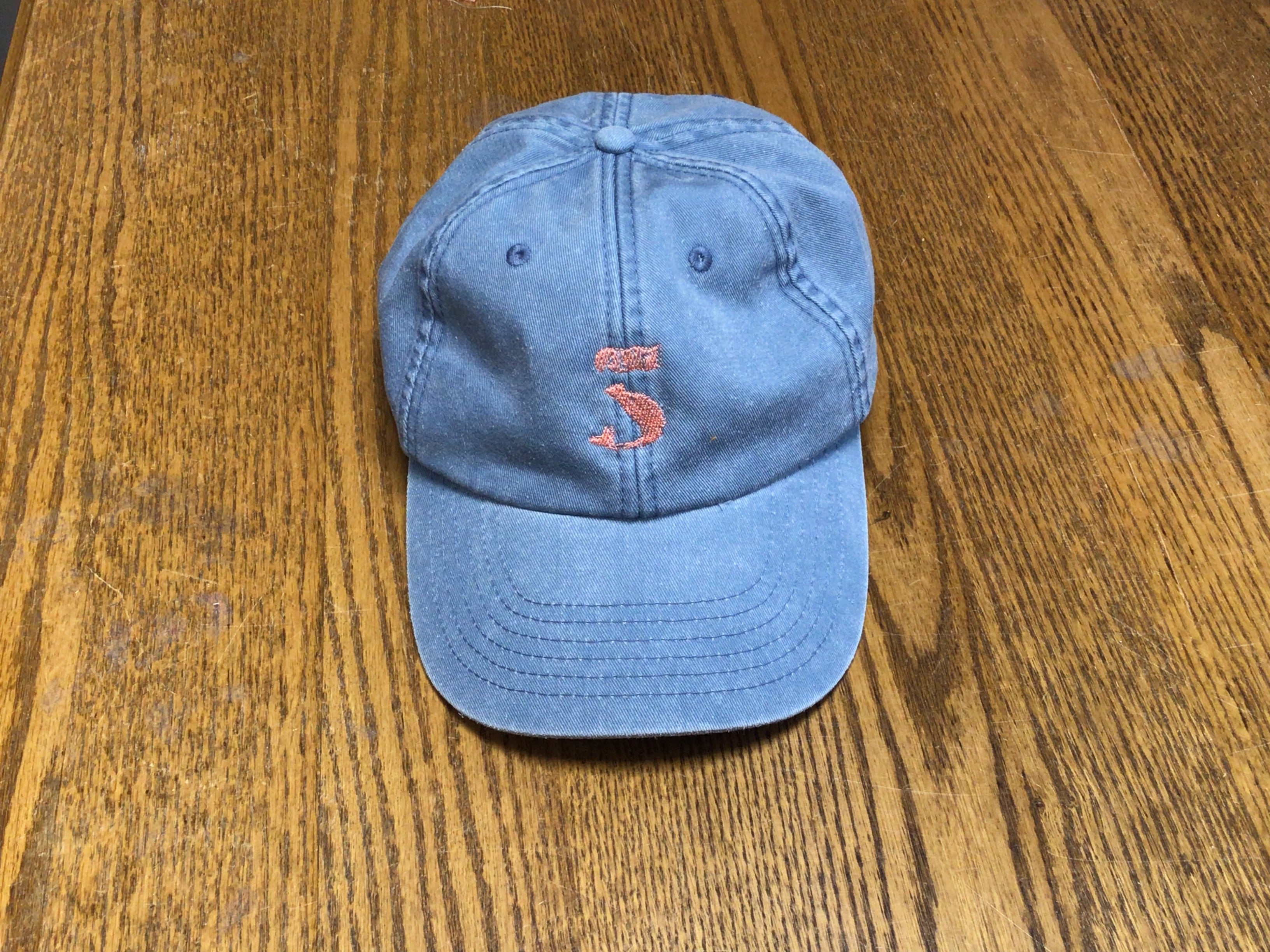 Upcycling Cap blau
