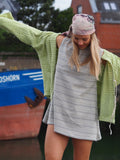 Upcycling Frottee Jacke aus recyceltem Stoff – handgefertigt