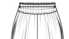 Maßanleitung Hose – Bundweite messen